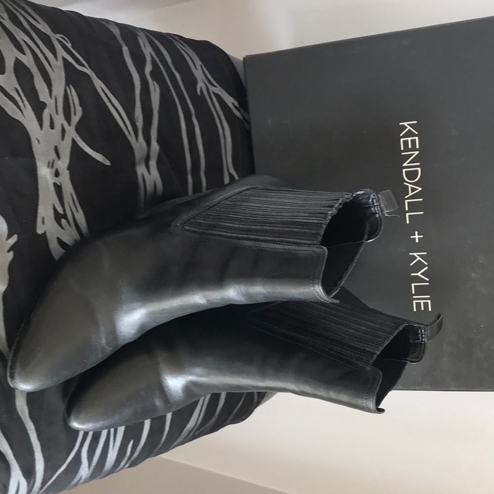 Black ankle boots